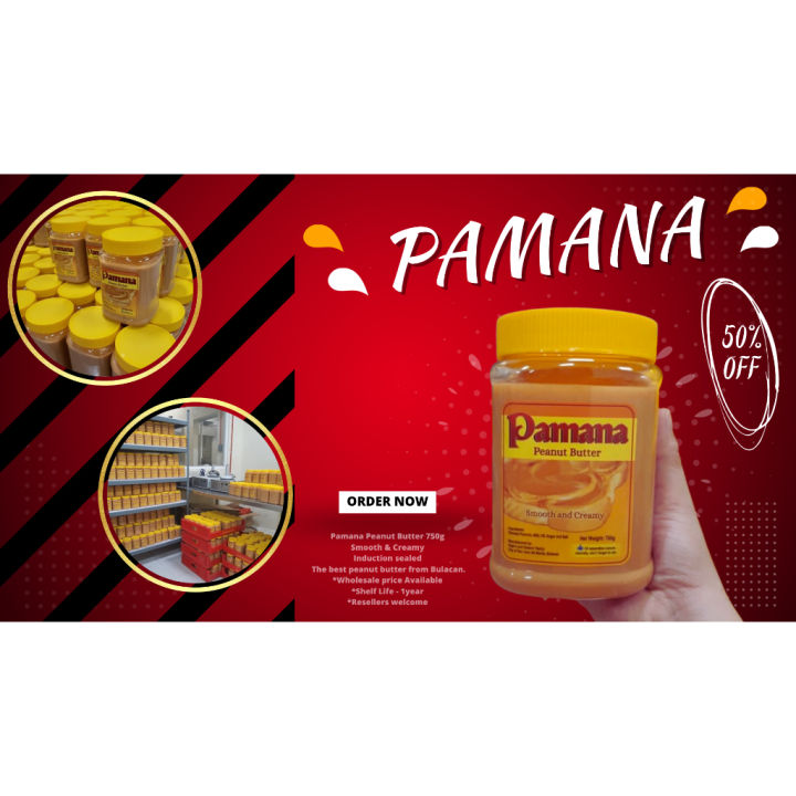 PAMANA PeanutButter 750g LARGE | Lazada PH