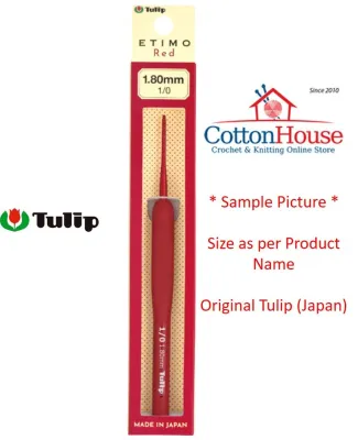 Tulip Etimo Red Rose Grey Purple Murasaki Grandhook Crochet Hook 1.8mm-6.5mm 8.0mm-15.0mm Single Size Original Japan Jarum Kait