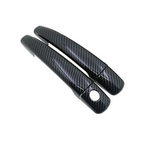 For Citroen DS3 2009 2010 2011 2012 2013 2014 2015 2016 2017 2018 2019 Carbon Fiber Car Door Handle Cover Styling Accessories