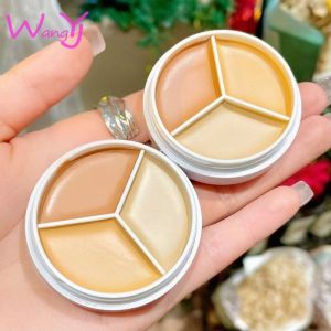 Kem Che Khuyết Điểm 3 Màu Sắc Lâu Trôi Làm Sáng Da Che Phủ Các Đốm Đen Đa Năng Cho Mọi Loại Da MS70