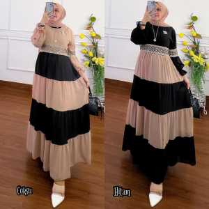 Shera gamis terbaru pesta kondangan mewah elegan modern kekinian dress wanita baju muslim terlaris