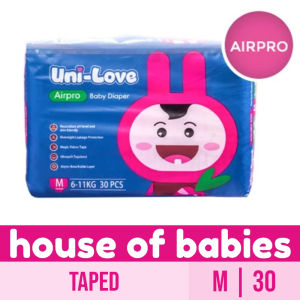 Uni-Love Airpro Tape Baby Diapers Medium 30