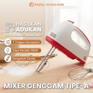 Mixer Serbaguna Cepat MX-001A Mixer Tangan 7 Kecepatan Mixer Makanan Multipurpose Multifungsi
