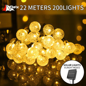 Solar String Lights 50/100/200/LED Garden christmas lights outdoor waterproof 8 Lighting Modes decor Fairy light