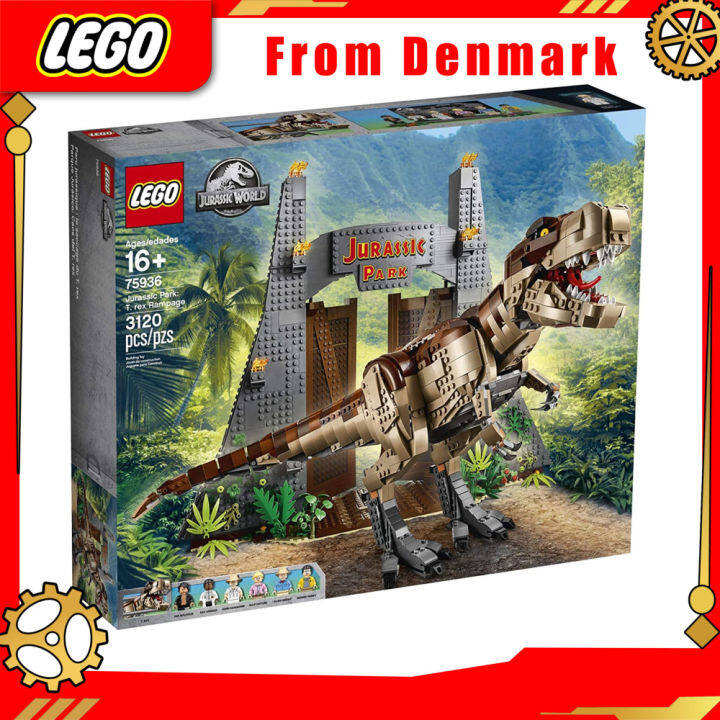 From Denmark】LEGO Jurassic World Jurassic Park: T. rex Rampage