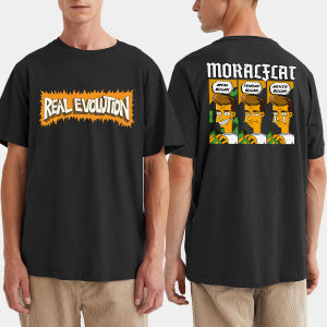 Kaos-Tshirt Moralflat-Real Evolution-Simson-Hitam-24s