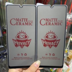 VIVO Y27S Y27 4G Y27 5G Y36 4G Y36 5G ANTI GORES CERAMIC SPY PRIVACY HITAM GELAP PLASTIK MIKA LENTUR