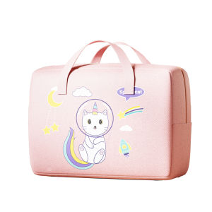 กระเป๋าเก็บของ แบบซิป เก็บเสื้อผ้าเด็ก ลายการ์ตูน จัดระเบียบเสื้อผ้าเด็ก ทนทาน