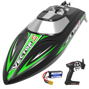 VOLANTEXRC RC Boat 2.4GHZ 48kmh High Speed Brushless Auto Self-Righting Roll Back RC Boat for Lake/Pool 797-4 RTR