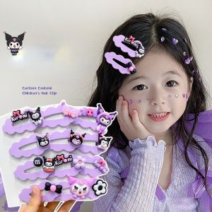 Sanrio Kuromi Cinnamoroll Melody Cartoon Breaking Clip Hairpin Hair Accessories Cute Clip