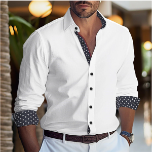 2026 Mens Shirt Long Sleeve Shirt Party Evening Dress Vacation Top Red Ceremony Top High Quality Oversized Shirt 6XL