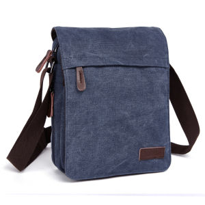Mens Messenger Bag Canvas Shoulder Bags Touch Screen Tablet Messenger & Shoulder Bags for Work and School Cross-Body Bags