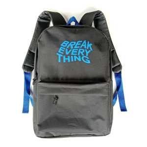 Backpack Selingkang Remaja Motif Statement Waterproof Oxford Cloth