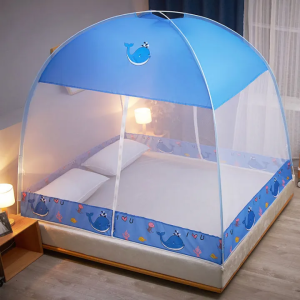 Magic Time Fold-able Anti Mosquito Net Tent Bed Installation Drop Resistance Removable Style for family