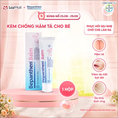 Kem Chống Hăm Bepanthen Balm Dạng Kem Mỡ Tuýp 30G
