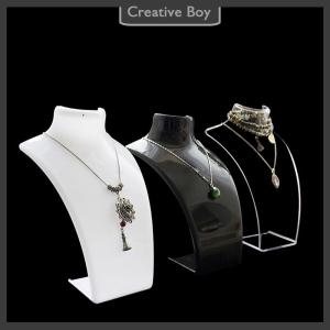 [Creative] Mannequin Bust Jewelry Display Rack Necklace Display Holder Jewelry Organizer For Ear Stud Earrings Stand Necklace Chain