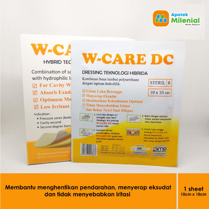 W Care Dc Dressing Perban Luka Harga Persachet Lazada Indonesia