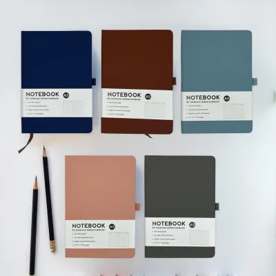 NA Notebook Hard Cover A5 / Buku Catatan Agenda Sampul Tebal / Buku Tulis Aesthetic Tali / Diary Note Book
