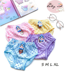 Loly Id - 6pcs CELANA DALAM ANAK PEREMPUAN MOTIF LUCU (DIM-DIM)