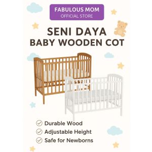 Seni Daya SDB892 SDB893 Convertible 4-in-1 Baby Cot (Crib Playpen Sofa Bed Junior Bed)