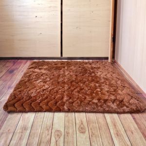 Karpet bulu Quilting 160x90cm anti slip premium mewah ukuran mid anti geser anti rontok