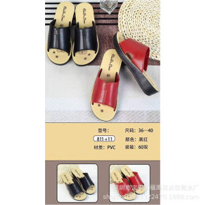 [Free Shipping] Spring Tai De Lian New 811+11 Fashionable WomenS Slippers Mid-To-High Heel Sandals For Mothers