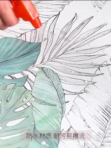 World Map Safari Animals Wall Stickers for Kids Boys Girls Decoration Giraffe Lion Wallpaper Nursery Wall Decal Vinyl