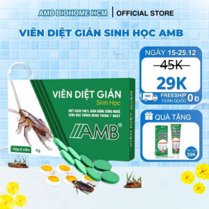 Viên diệt gián sinh học AMB diệt tận gốc tất cả các loại gián viên diệt gián hiệu quả an toàn