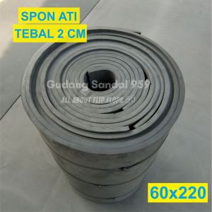 SPON ATI TEBAL 2 CM WARNA HITAM LEBAR 60 CM X PANJANG 220 CM UNTUK PERAHU KARET DAN GEBER AYAM