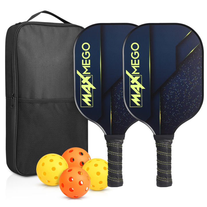 Pickleball Paddles, USAPA Approved Fiberglass Surface Pickleball Set ...