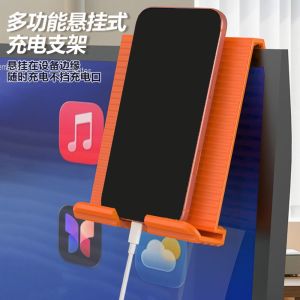 NGFINV5 Silicone Foldable Phone Stand Bendable Adjustable Phone Holder with Suction Cup Portable Multi-Angle Tablet Stand Watching Videos