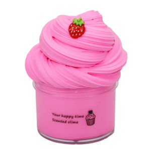 70ML DIY Butter Slime Supplies Fruit Slime Kit Soft Stretchy Non-sticky Cloud Slimes Making Set Aromatherapy Pressure Children Slime Toy Fidget Toys DIY Intelligence Educational Toys