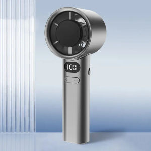 พัดลมเทอร์โบไฟฟ้า ขนาดเล็ก ความเร็ว 120 ระดับ ชาร์จ USB แบบพกพา ความเร็วสูง สามารถปรับได้ เหมาะกับกลางแจ้ง