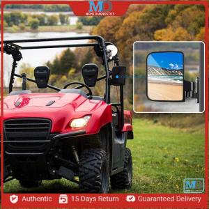 MOHS DIAGNOSTICS Golf Cart Mirrors - Universal Folding Side View Mirror For Golf Carts Club Car Ezgo Yamaha Star Zone Carts