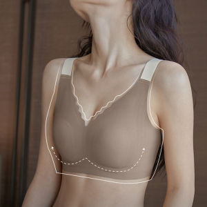 MeooLiisy Ultra-thin Breathable Women Underwear Wireless Seamless Brassiere Plus Size Comfortable Lingerie Minimizer M-4XL