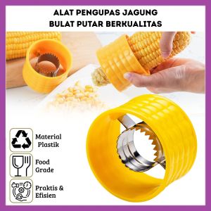 Alat Pengupas Jagung Bulat / Corn Peeler Putar Manual / Parutan Perontok Biji Jagung Praktis Cepat Efisien Berkualitas - fr gallery