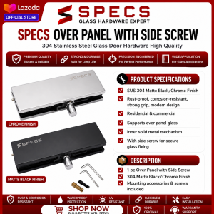 TRANSOM PATCH - OVER PANEL with SCREW HOLE PATCH FITTINGS WALL MOUNTING