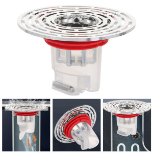 W0AGZ4J2 Odor Prevention Floor Drain Core Sealing Cover Large Filter Screen Shower Drain Filter No Smell Self-Closing Bathroom Sewer Device Bathroom