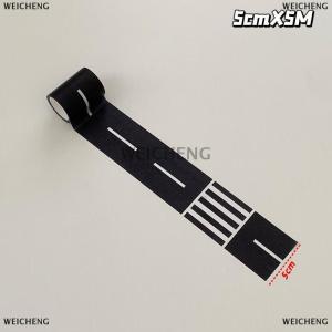 [COD] WEICHENG Reusable Cartoon Road Track Stickers Black Road Tape For Party Racing Decor Pre-Pasted Glitter Finish Auto-Themed