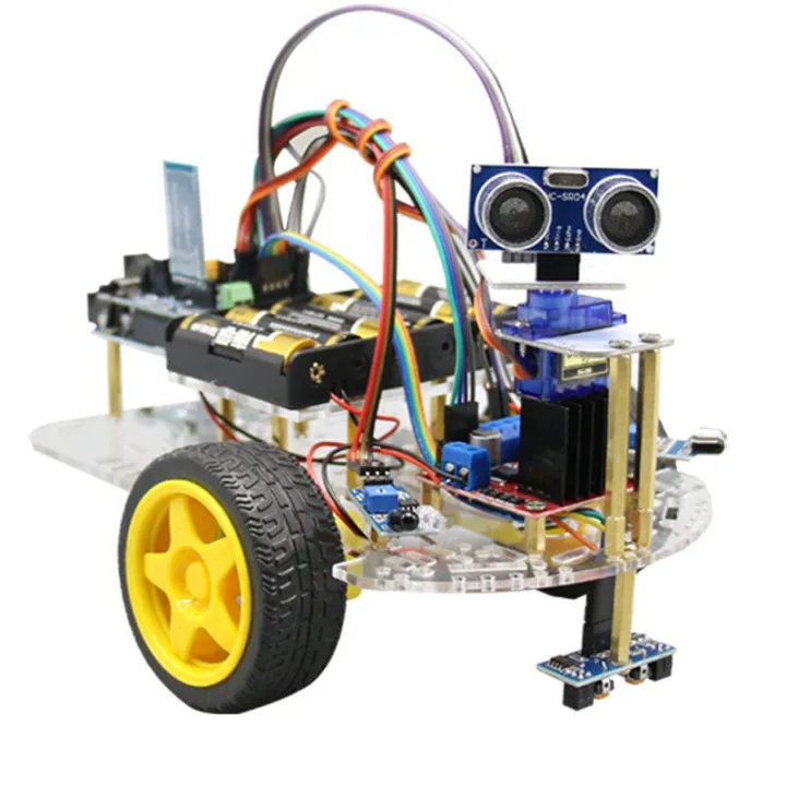 Chuanglebo arduino Smart Car Tracking Obstacle Avoidance Remote Control ...