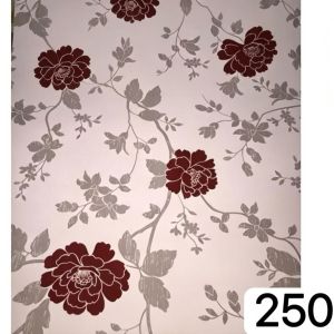 Wallpaper Self-Adhesive 10m*45cm Waterproof PVC Vintage Red Floral Wall Sticker Removable Home Decor 250