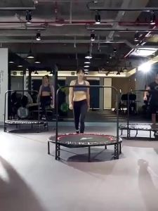 Foldable Indoor Jumping 300/325KG Trampoline Trampoline For Kids & s 40/48 Inch with handle