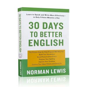 1/2/3 Book For Option หนังสือภาษาอังกฤษ 30 Days To Better English | Power Made Easy | Instant Word Power | By Norman Lewis Handbook | English Book For Learning English Grammar Bulding Vocabulary | Improve Spelling Skill | English Learning Book New