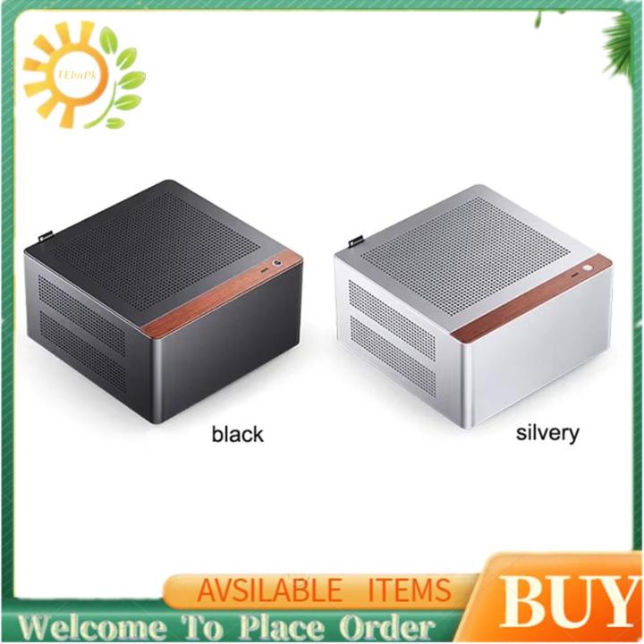 R1Jonsbo NV10 Mini ITX Elegant Black PC Case, 4.5 Liter Capacity, with ...