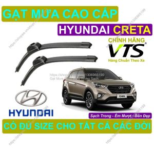 Gạt Mưa Silicon Kính Lái Hyundai Creta Cặp Gạt M.ưa Kính Lái Hyundai Creta Có Đủ S.ize Cho Các Đời Xe Hyundai Creta