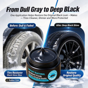 Car Tire Shine Tire Polish Tyre Gloss Black Tyre Care Long Lasting Shine Auto Wheel Cleaner Car Care Protector