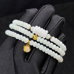 vòng tay nữ ngọc jade a tự nhiên vip mix đồng điếu ngọc và charm hồ ly ngọc tự nhiên vip bọc vàng tây charm cầu kim tiền vàng tây vòng tay đá phong thủy trang sức thiết kế đủ hóa đơn thẻ bảo hành