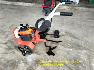 Máy vun cỏ ngô  xới đất  rạch rãnh mini tai miền bắc