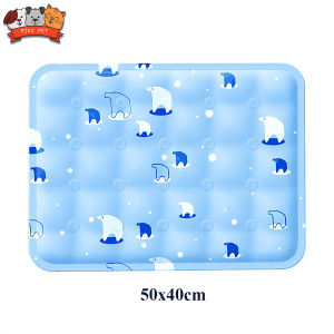 Đệm Gel Lạnh Làm Mát Chỗ Nằm Cho Chó Mèo. Thảm Lạnh Chất Liệu Chống Thấm Dễ Làm Sạch