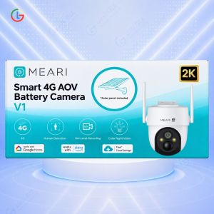 [Tặng Kèm Sim Data 6 Tháng] Camera 4G Ngoài Trời Meari Smart AOV V1 2K - Dùng Pin Năng Lượng Mặt Trời Không Cần Wifi / Điện Lưới